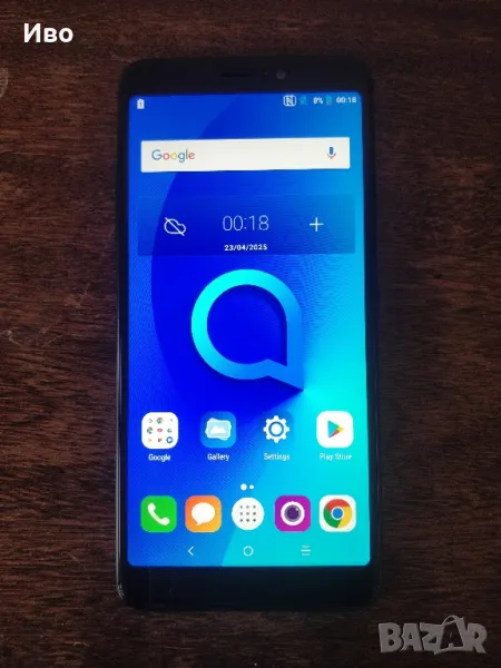 Заключен Alcatel 3v(5099y), 2 сим карти, 2GB ram, две камери, бърз телефон в добро състояние, снимка 1