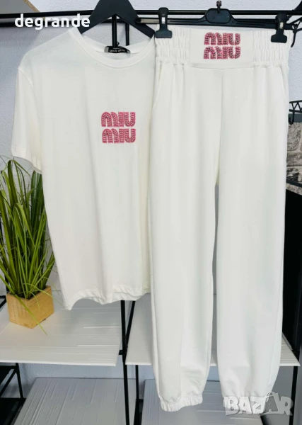 Дамски спортен сет MiuMiu  Материя Памук , снимка 1