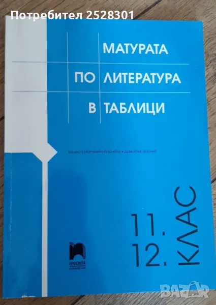 Литература, подготовка за матура 11,12, клас, снимка 1