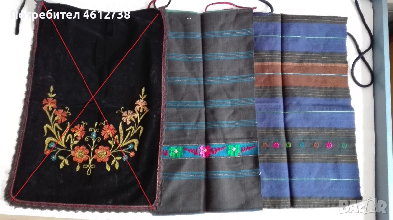 Автентични престилки от народни носии, снимка 1