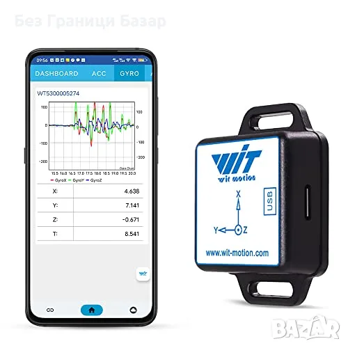 Нов Прецизен 9-осев AHRS сензор – акселерометър, жироскоп, магнитометър, снимка 1