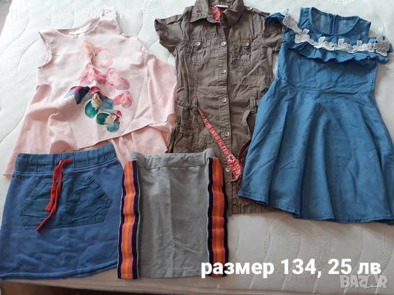 Лот летни дрехи за момиче,  размер 134, снимка 1
