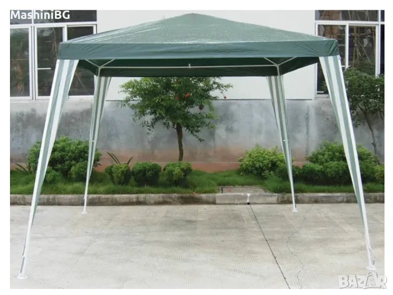 ПРОМО 36% Зелена шатра от полиестер с UV защита, снимка 1