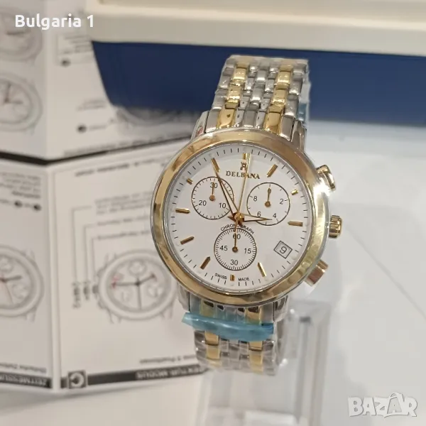 Швейцарски мъжки ръчен часовник Delbana , снимка 1