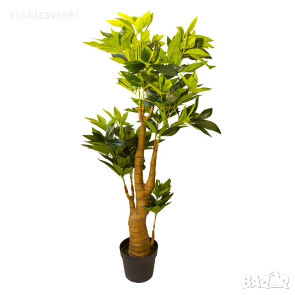 Изкуствено зелено дръвче, 180см, снимка 1