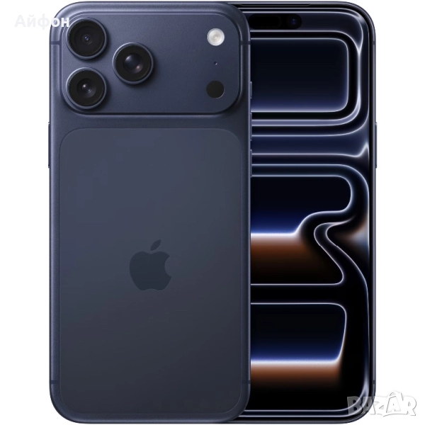 НОВ! 256Gb *ЛИЗИНГ* iPhone 17 Pro Max Deep Blue Гаранция, снимка 1