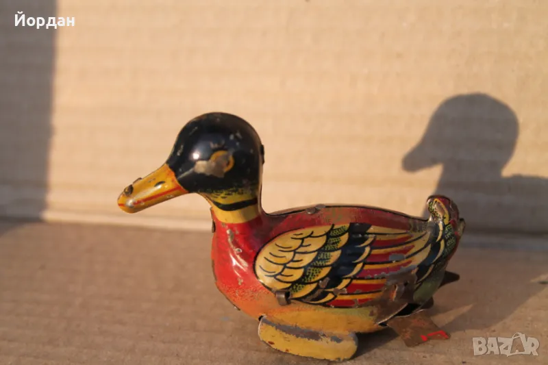 Стара детска ламаринена играчка, снимка 1