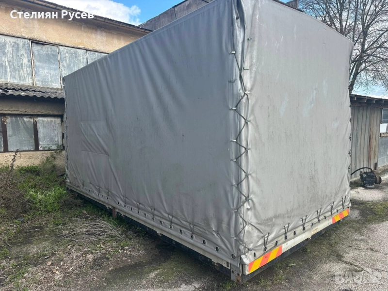 брезент с конструкция шпригли за каросерия от Mercedes Vario 2003г 510/250/250 см - цена 400 лв или , снимка 1