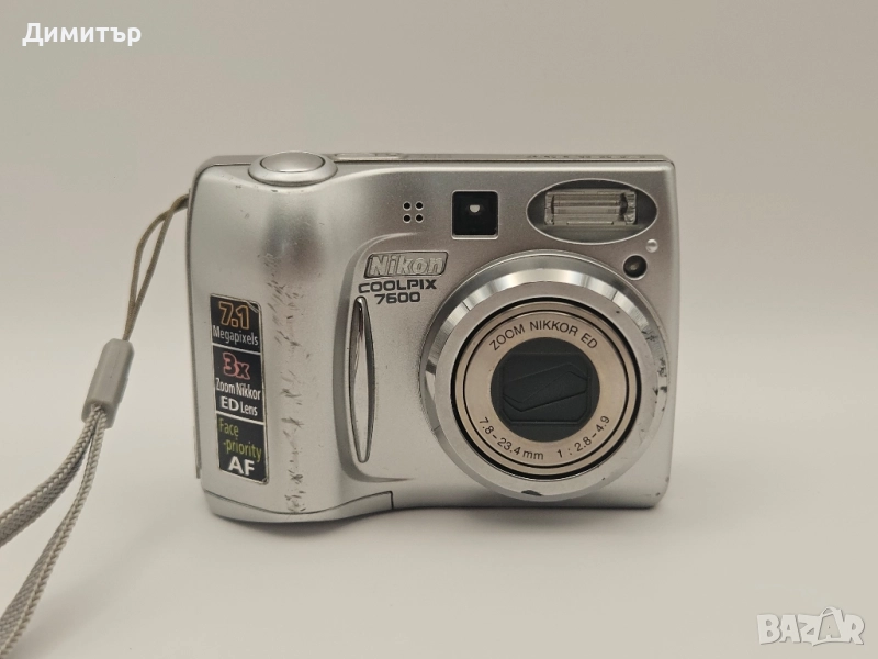 Nikon Coolpix 7600 дигитален фотоапарат камера digital camera 7.1 mega pixels 3x zoom, снимка 1