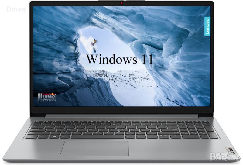 15,6" Lenovo 1 / Intel N4120/4GB/128 GB eMMC/Win11, снимка 1