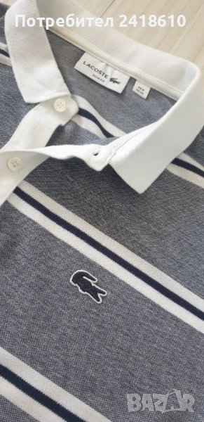 Lacoste Pique Cotton Slim Fit Mens Size 6 - XL ОРИГИНАЛ! Мъжка Тениска!, снимка 1