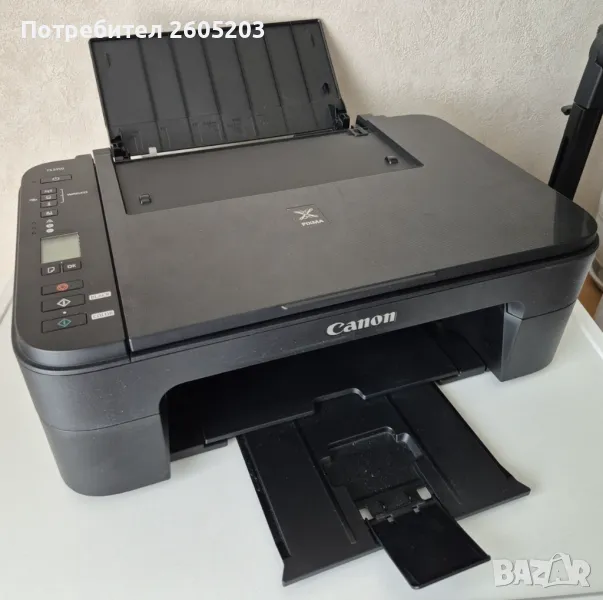 Принтер Canon PIXMA TS3350 черен с бонус касета и кабел на супер цена, снимка 1