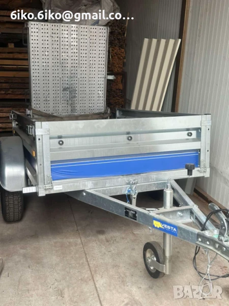 Ремарке с монтирана платформа за превоз на мотоциклети., снимка 1