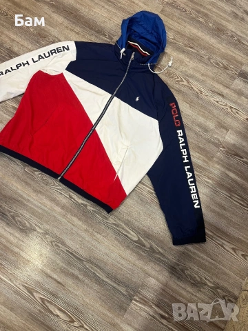 Оригинално мъжко яке Polo Ralph Lauren Color Block Jacket размер ХХЛ, снимка 4 - Якета - 53418227