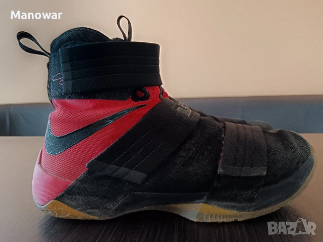 Nike LeBron Zoom Soldier 10 Black University Red, снимка 3 - Маратонки - 53367532