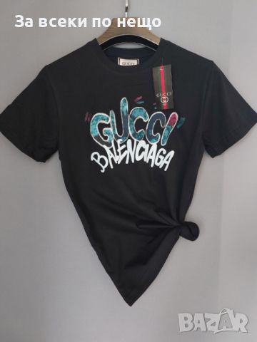 Дамска тениска Guess👚Dolce&Gabbana👚DSQUARED2👚Gucci Balenciaga👚 Код LFS17, снимка 13 - Тениски - 46778444