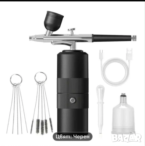 Професионален аерограф, снимка 3 - Педикюр и маникюр - 52140020