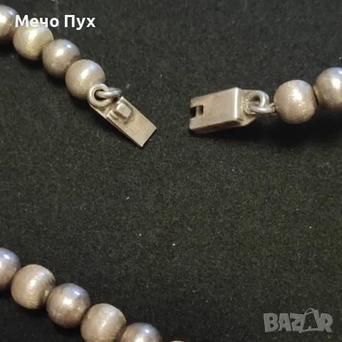 Сребърна огърлица (343), снимка 5 - Колиета, медальони, синджири - 49850792