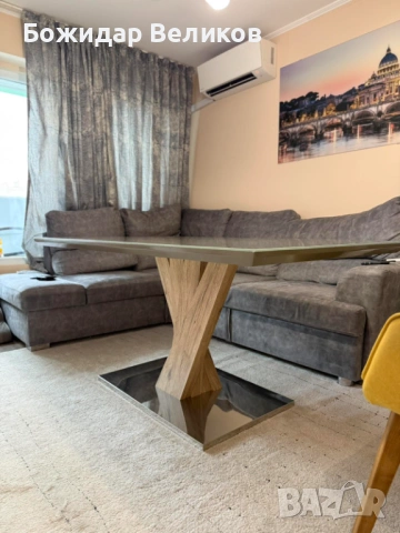 Трапезна маса 160/90, снимка 2 - Маси - 53942456