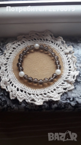 Гривни от различни камъни - ръчна изработка, снимка 17 - Гривни - 45977960