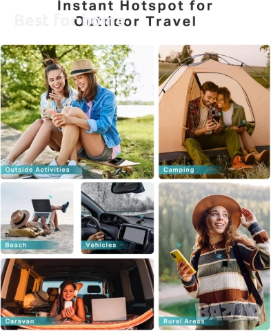 TP-Link M7350 4G Cat4 LTE преносим WiFi, снимка 4 - Друга електроника - 52492644