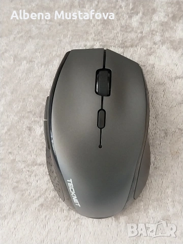 Bluetooth Мишка TeckNet - Безжична, ергономична, снимка 2 - Клавиатури и мишки - 54191717