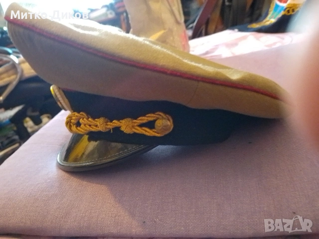 Офицерска парадна фуражка от соца 80-те г. нова # 59, снимка 2 - Екипировка - 53801593