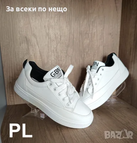 Дамски ежедневни маратонки /кецове Sport GBN White, снимка 5 - Маратонки - 47309401