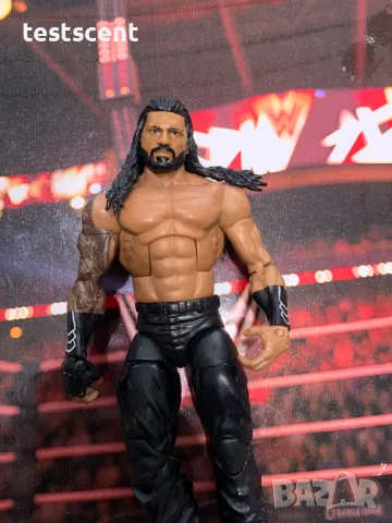 Екшън фигура WWE Roman Reigns Роман Рейнс ELITE SERIES Bloodline mattel figure елит, снимка 10 - Колекции - 49171814