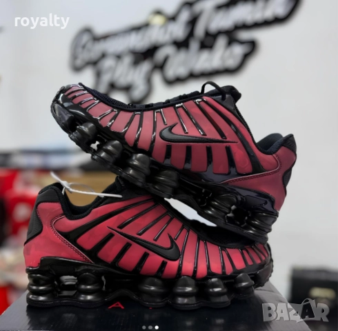 Nike Shox TL Black & Red Thermoreactive, снимка 4 - Маратонки - 52422885