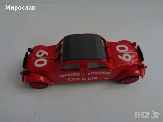 1:43 NOREV CITROEN 2 CV COGOLIN ПОЖАРНА КОЛИЧКА МОДЕЛ, снимка 5 - Колекции - 46007634