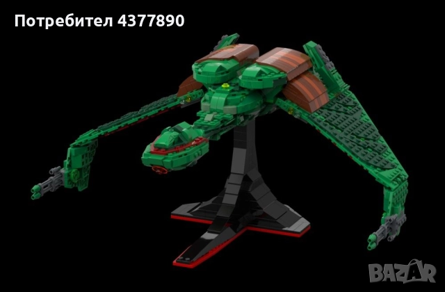Стар Трек Кораби Klingon Bird of Prey Lego Compatible Building Blocks