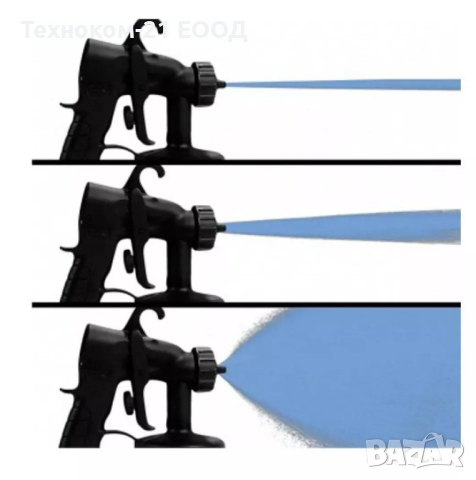 Пистолет за боядисване PAINT ZOOM, снимка 3 - Бои, лакове, мазилки - 44975085