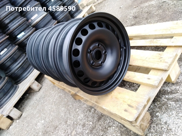 4бр.Оригинални железни джанти 16цола 7.5J ET45 за Audi A4 B8(2007-2016), снимка 3 - Гуми и джанти - 51808273