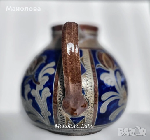 Кана керамика Westerwald (Westerwald stoneware), снимка 4 - Други ценни предмети - 54061608