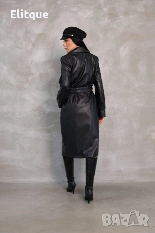 кожено палто , снимка 3 - Палта, манта - 53576193