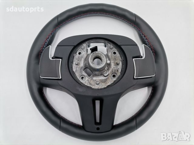 M Sport Черен Спортен Волан BMW X5M X6M M5 F90 M8 F91 F92 F93 F95 F96, снимка 8 - Части - 45925101