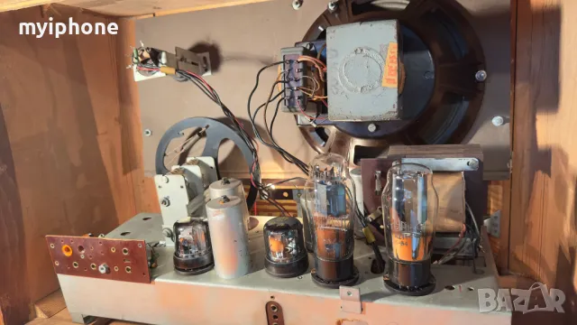 Ретро Лампово Радио AT-Super 660 Wk3 AEG, снимка 11 - Антикварни и старинни предмети - 50072303