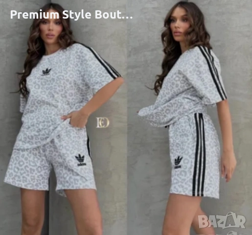 дамски летни  екипи adidas тениска и панталонки, снимка 3 - Спортни екипи - 53665060