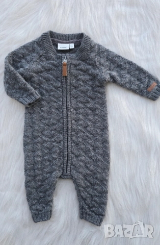 Бебешки ромпър name it 1-2 месеца  100% мерино вълна 