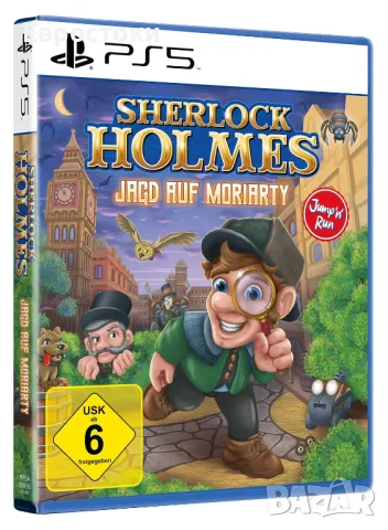 Игра за PS5 Sherlock Holmes - Jagd auf Moriarty Шерлок Холмс: Ловът на Мориарти, снимка 1 - Игри за PlayStation - 48921872