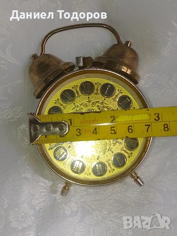 Стар чешки часовник-будилник PRIM, снимка 12 - Колекции - 54135593