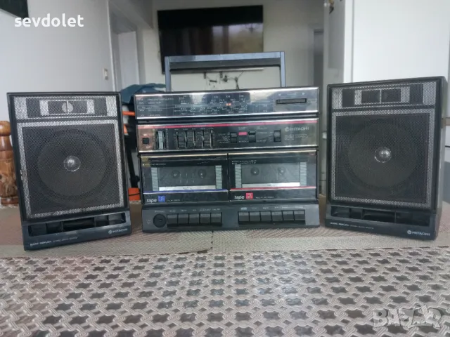 Радиокасетофон Хитачи.За ремонт,майстор,части., снимка 2 - Радиокасетофони, транзистори - 50307258