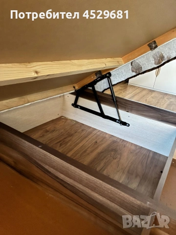 Спалня с матрак и повдигащ механизъм, снимка 4 - Спални и легла - 54243451