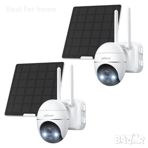  ieGeek  4G LTE охранителна камера- работи без Wi-Fi и електричество, снимка 2 - Други - 50592262