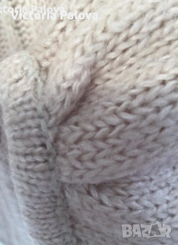 VINTAGE COUTURE пуловер в екрю нюанс, снимка 15 - Блузи с дълъг ръкав и пуловери - 51763021