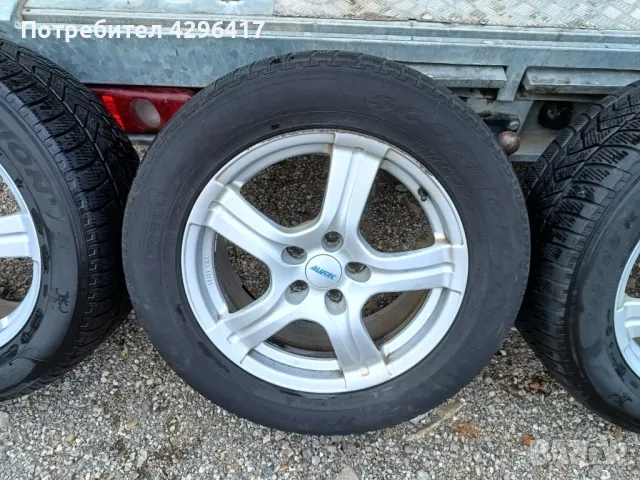 Алуминиеви джанти ALUTEC 18'' 5x112+ ЗИМНИ ГУМИ Pirelli 225/55/18 за Mercedes, снимка 7 - Гуми и джанти - 47944493