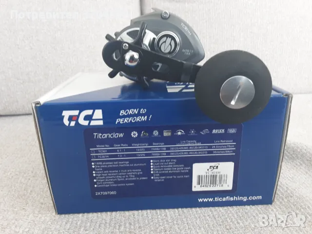 Кастингова макара Tica Titan Clow TC 301 H, снимка 7 - Макари - 49414820