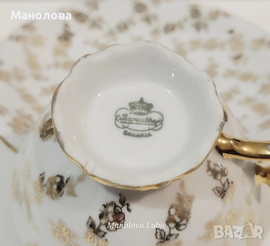 Порцеланов сервиз за двама Bareuther Bavaria., снимка 14 - Други ценни предмети - 53364599