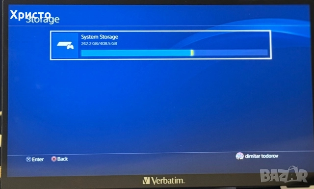 Конзола Sony Playstation 4 Slim (PS4), 500 GB, Черен + 2 геймпада и игра, снимка 6 - PlayStation конзоли - 52644253